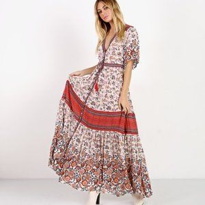 Unicorn/Vintage Spell Elle Gown in Rosewood - Size S